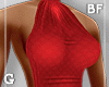 Red Slick Dress BF