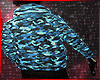 Camo Hoody ||Aqua_