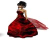 Red and Black wedding dr
