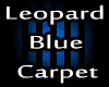 Leopard Blue Carpet