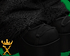 𝓧. Black Fur Boots