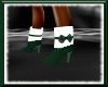Green Santa Helper Boots