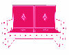 Pink Pvt Chat Bench