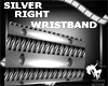 Silver Rt Wristband M