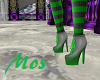 Tara Grey&Green Shoes