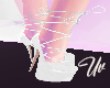 White Heels Laces