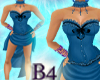 *B4* Blue BurlesqueDress