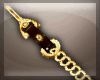 [R] Chain Leash Gold