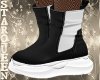 Black & White Boots