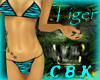 C8K Blue Tiger Bikini