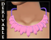 *F* Thick Spike Necklace