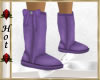 ~H~Bear Boots Purple