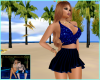 Royal Blue Skirt