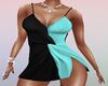 Black and blue dress