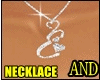 A~ Letter E Necklace LOV