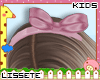 kids pink bow