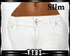 T*White skinny Slim