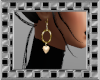 {SP}Gold Heart Earrings