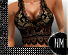 Black Short Lace Top