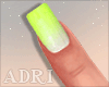 ~A: Fluo'Yellow Nails