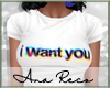 A∞T-shirt "I Want You"