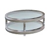 oval metal coffee table