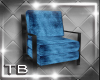 [TB] Blue Velvet Chair