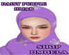 DM. Daisy Purple Hijab