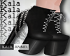 !A boots lolita black