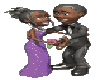 Couple dancing animated