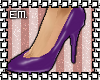 [EM] Purple PVC Heels