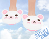 ❤ Kawaii Bear Slippers