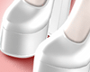 Ashley white heels