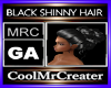 BLACK SHINNY HAIR