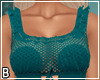 Teal Net Top Shorts