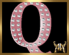 Marquee Letter Q Pink