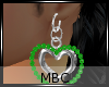 MBC|Dance Earrings Green
