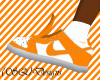 {SQ}Orange Nike Dunks