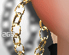 2G3. Gold Chain Earrings