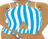 swimsuit stripes teal