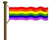 Rainbow flag - animated