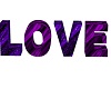 BRB LOVE seat Purple