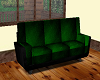 Black and Green Sofa