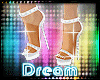DM~Pearl white heels