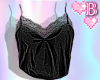 *B Lace Cami Blk