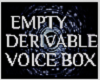 EMPY DERIVABLE BOX