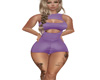 Shorty Bodysuit - purple