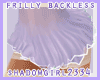 {W} Lilac Backless Frill