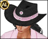 PINK / WHITE COWGIRL HAT