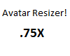 Avatar Resizer .75X